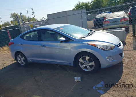 2012 Hyundai Elantra Gls (Ulsan Plant) z USA, uszkodzony, nr VIN KMHDH4AE1CU314597